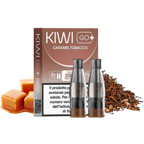 Kiwi Go+ pod caramel | Mondo del Tabacco