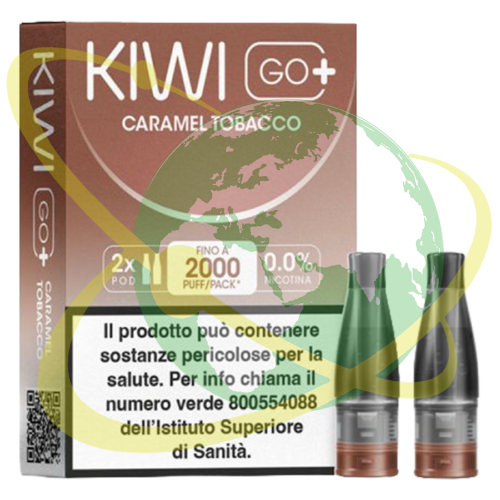 Kiwi Go+ caramel | Mondo del Tabacco