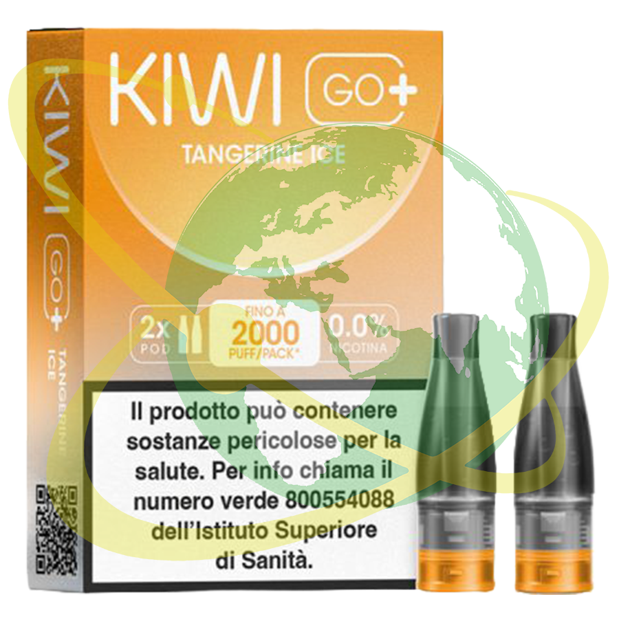 Kiwi Go+ tangerine | Mondo del Tabacco