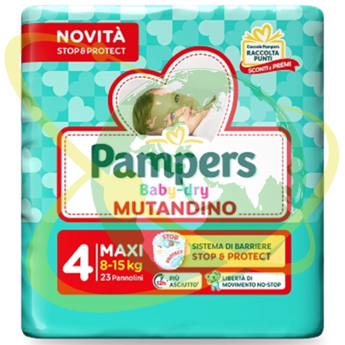 Pampers mutandino 4 | Mondo del Tabacco