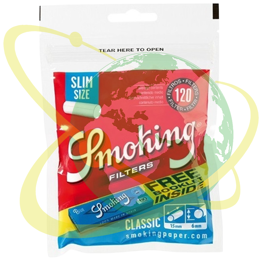 Smoking filtro slim + blu | Mondo del Tabacco