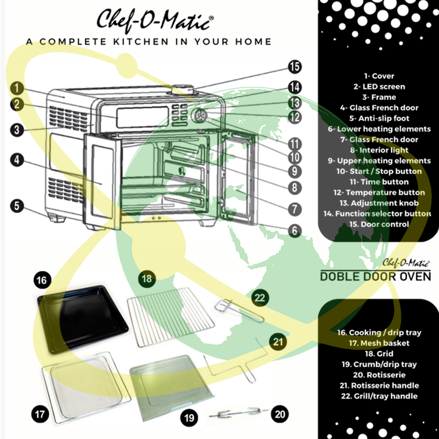 Cook-O-Matic forno doppia porta | Mondo del Tabacco